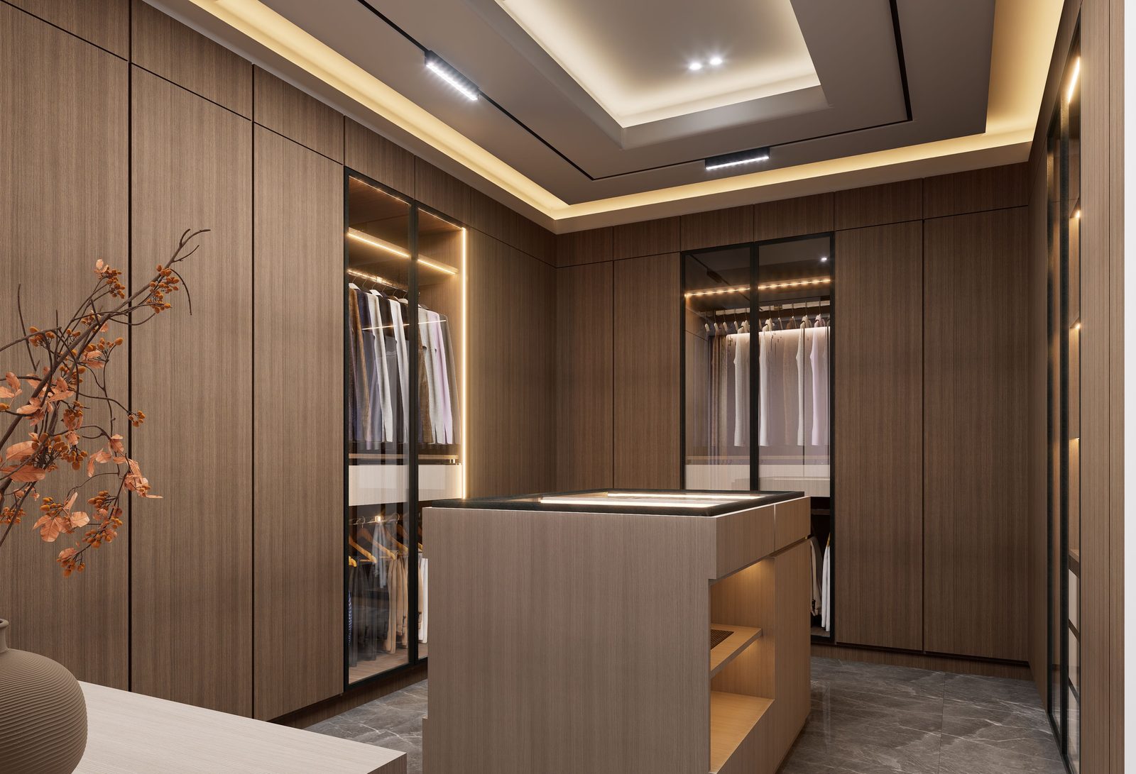 Dressing sur-mesure en bois
